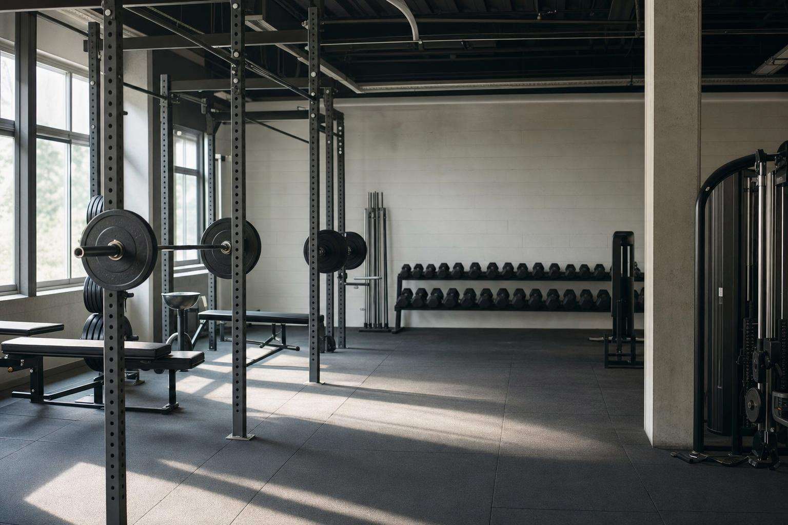 Training equipment still life, no people