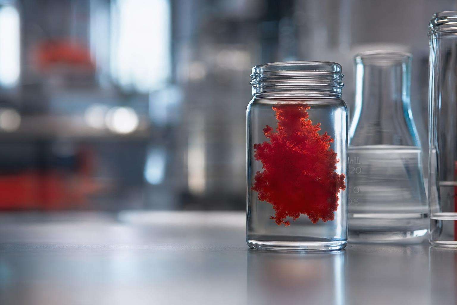 Abstract cellular inflammation scientific illustration props, no people