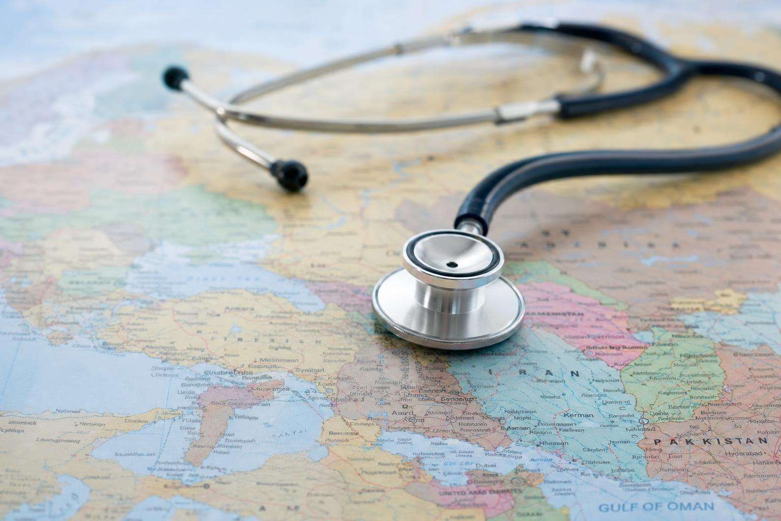 US map abstract public health concept, no people